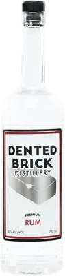 Dented Brick Craft Rum bottle