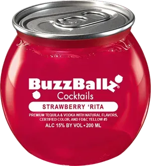 Buzzballz Strawberry Rita bottle
