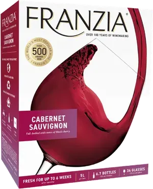 Franzia Cabernet Sauvignon Box bottle