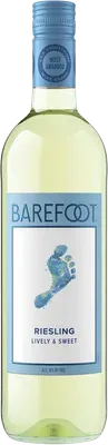 Barefoot Cellars Riesling bottle